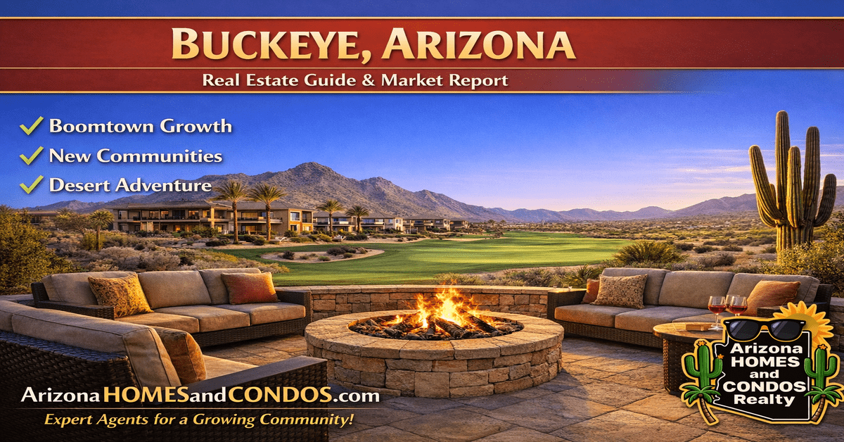 Buckeye AZ market report, October 2026: Buckeye Arizona real estate prices for Buckeye homes for sale, Buckeye condos for sale and Buckeye new construction