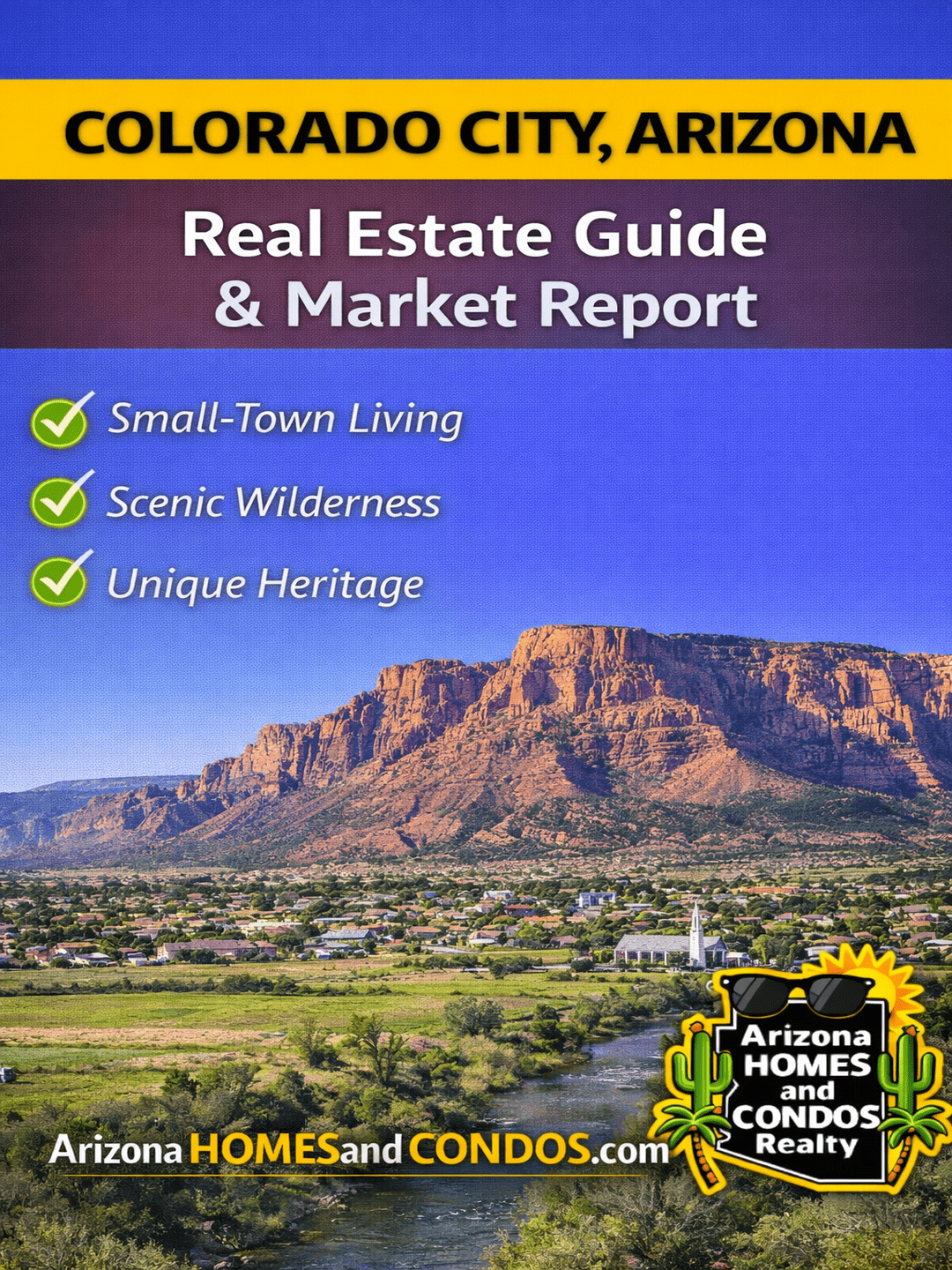 Colorado City Arizona real estate: homes and landscape in Colorado City, Arizona