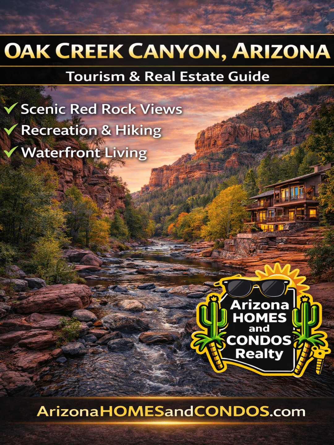 Oak Creek Canyon Arizona real estate guide: red rock canyon homes