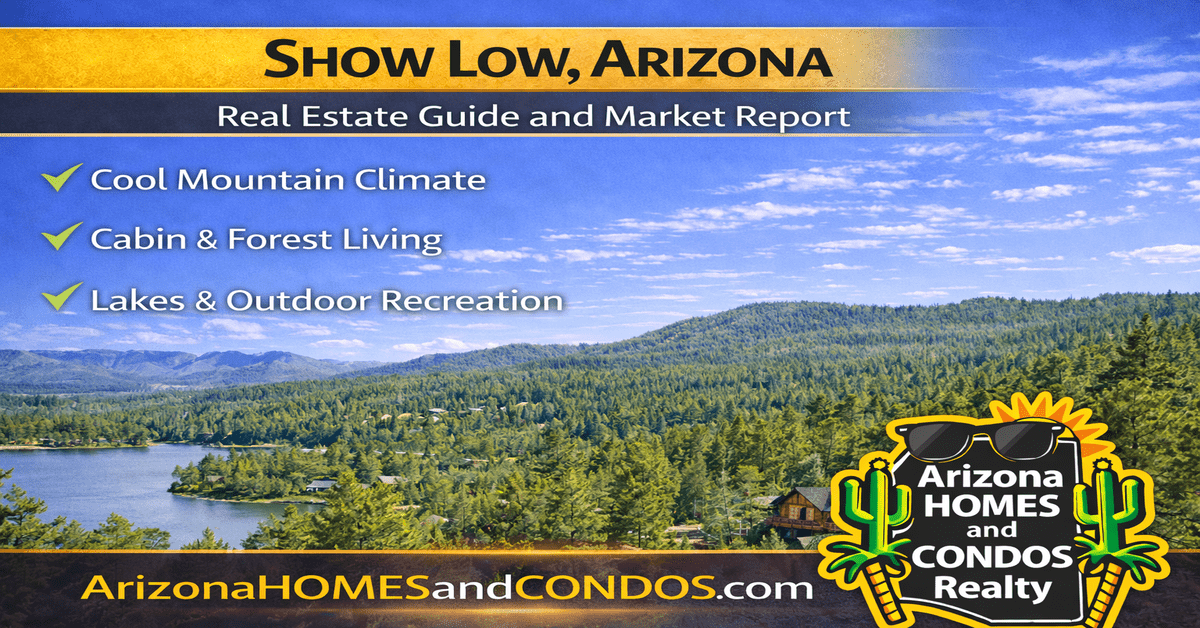 Show Low AZ market report, October 2026: Show Low Arizona real estate prices for Show Low homes for sale and Show Low condos for sale