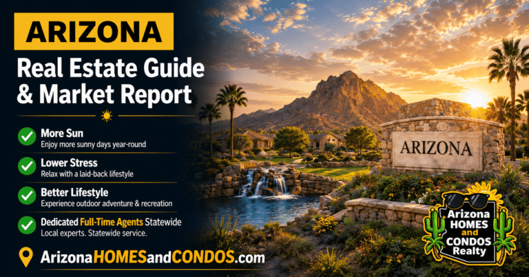 Dedicated full-time agents helping buyers read Arizona city market reports and Arizona county market reports
