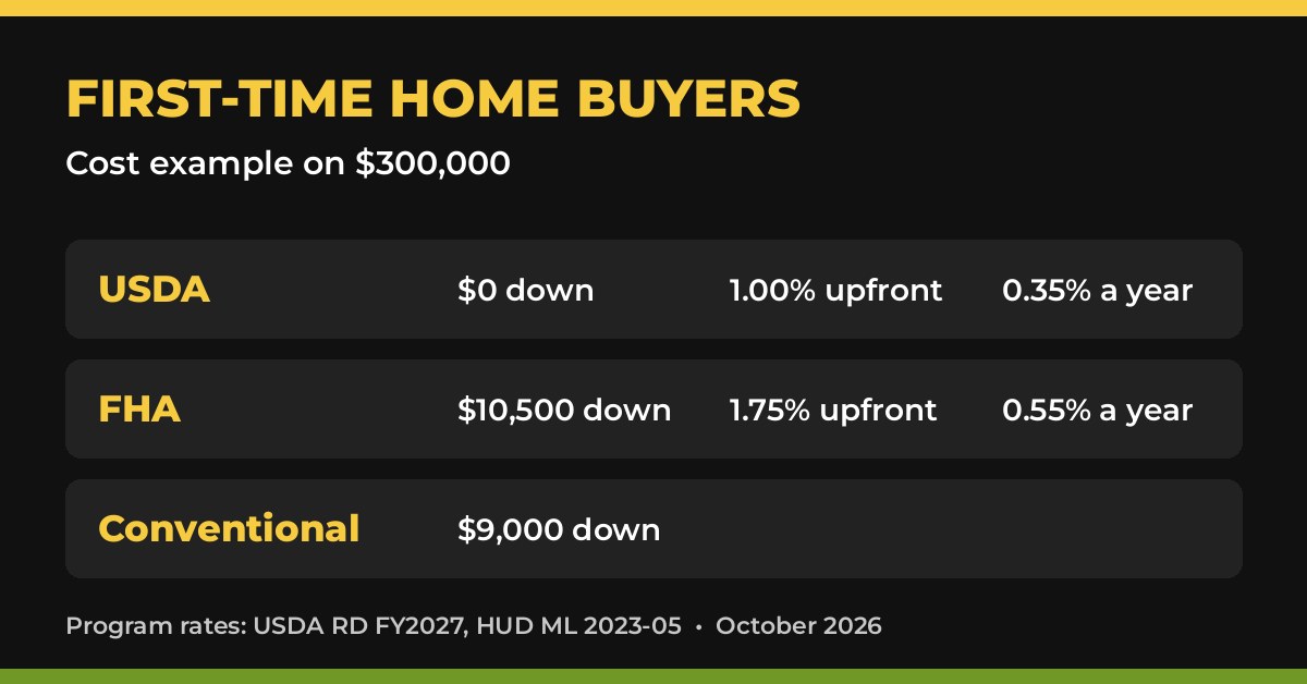 First-time home buyers cost comparison of first-time buyer loans in Arizona